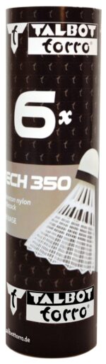 BADMINTON LOPTICA TECH 350, BIJELA, PAKIRANJE 6 KOMADA - Slika 2