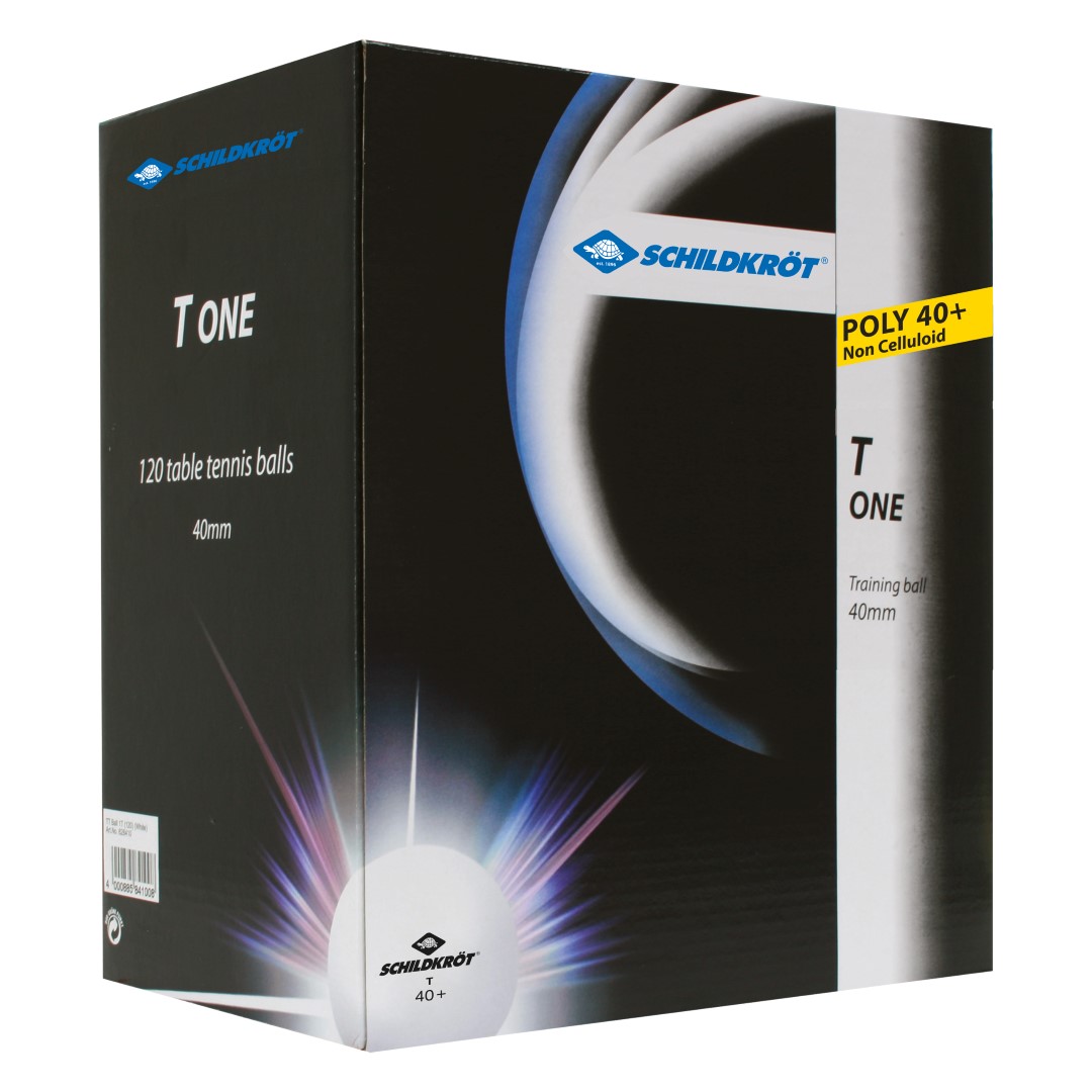 608522_T_One_Trainingsball_Poly_weiss_120erBox_Verpackung-Large LOPTICA ZA STOLNI TENIS PAKIRANJE 120 KOM, BIJELA - Slika 1