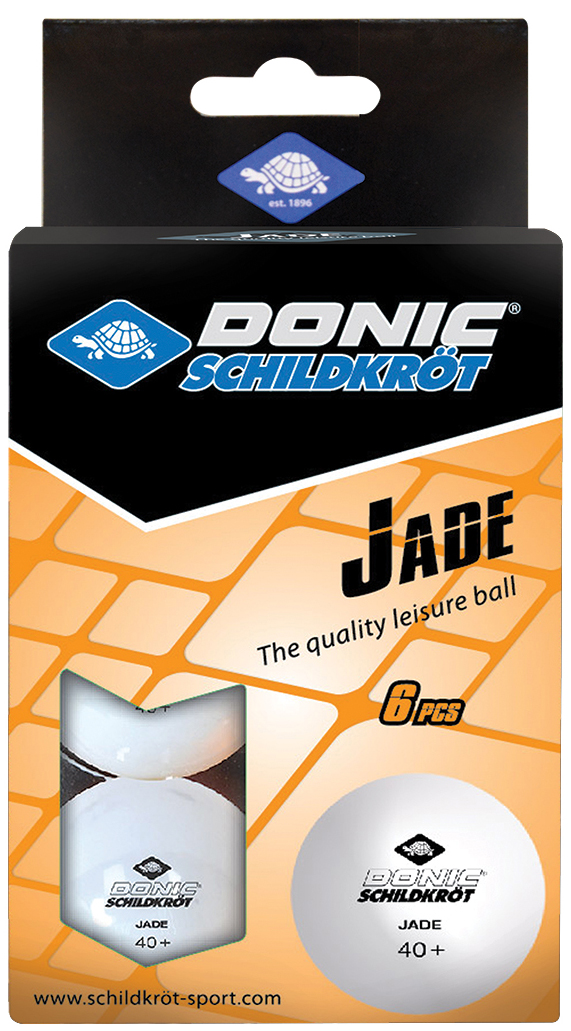 618371_JadeBall_Poly_weiss_6pcs_Verpackung_web LOPTICA ZA STOLNI TENIS PAKIRANJE 6 KOM, BIJELA - Slika 1