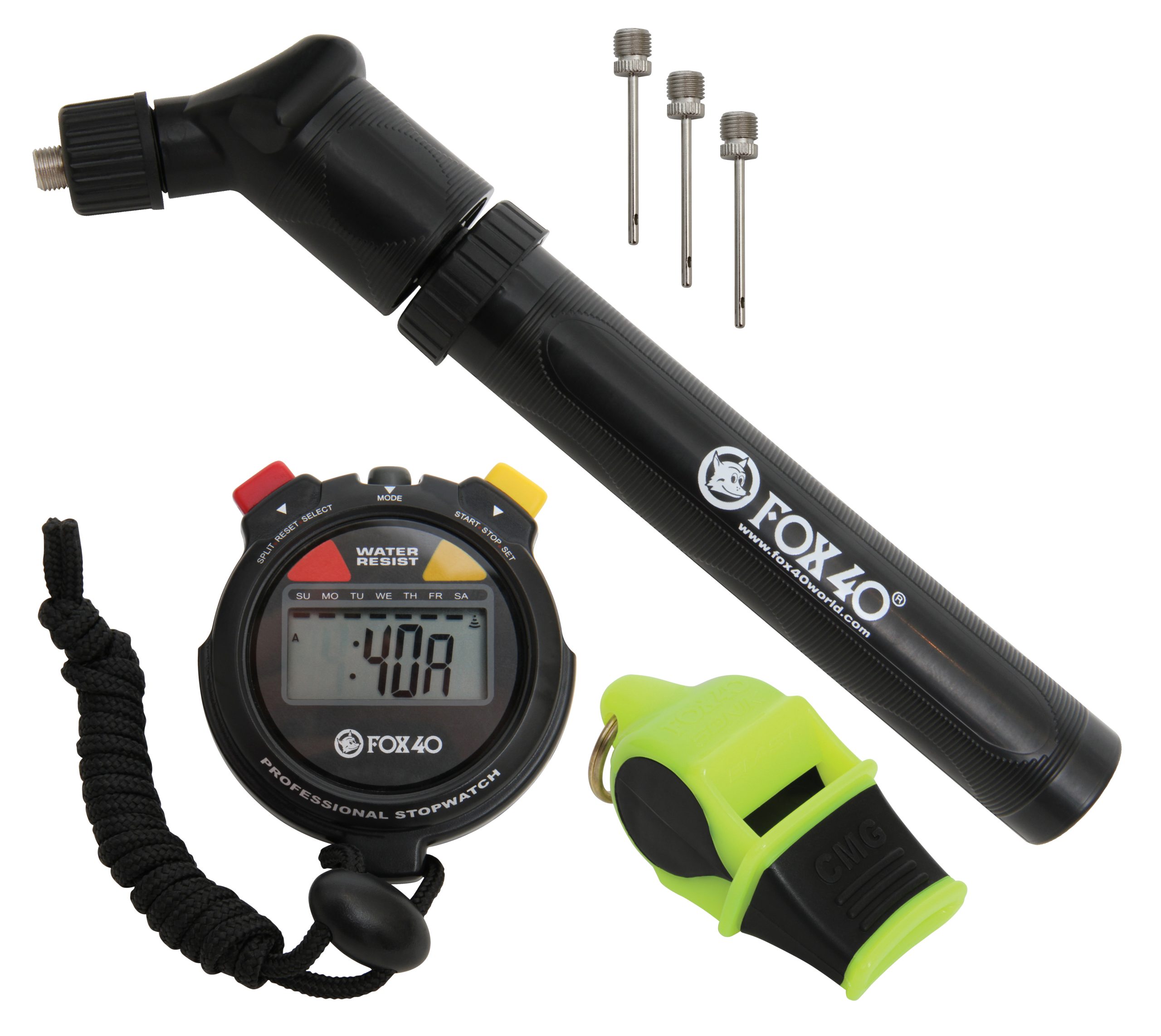 Gear_GameKit_NeonBlackWhistle_B2Bd-scaled FOX 40 GAME KIT pribor - Slika 1